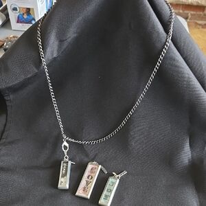 B Charmed Pendant Necklace with Multicolor Charms